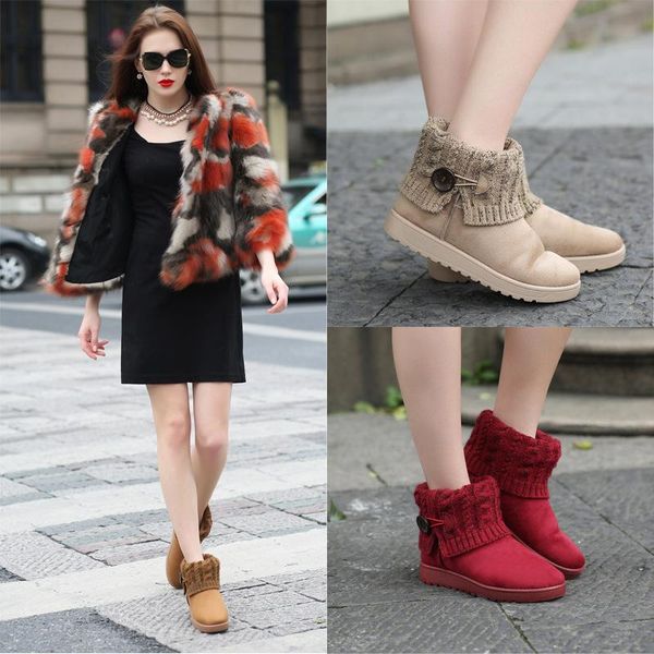 boots women female winter warmer plush bowtie fur suede flat slip on ankle snow women's shoes fashion platform black
boots women female winter warmer plush bowtie fur suede flat slip on ankle snow women's shoes fashion platform black