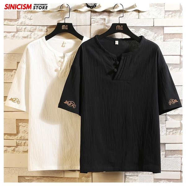 sinicism store 2020 men embroidery o-neck tshirts men's summer tees loose buckle tshirts male clothes chinese style oversize 5xl1, White;black
sinicism store 2020 men embroidery o-neck tshirts men's summer tees loose buckle tshirts male clothes chinese style oversize 5xl1, White;black