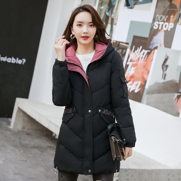 2020 women winter jacket coat thicken warm hooded outwear womens cotton padded puffer jackets coats parkas mujer1, Black
2020 women winter jacket coat thicken warm hooded outwear womens cotton padded puffer jackets coats parkas mujer1, Black