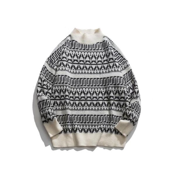 2020 autumn winter personalized embroidery sweater mens fashion long sleeve loose casual half high collar knitted pullover w1314, White;black
2020 autumn winter personalized embroidery sweater mens fashion long sleeve loose casual half high collar knitted pullover w1314, White;black