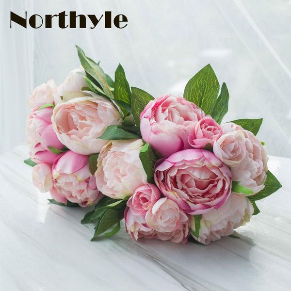artificial peony camellia rose silk flowers bundle in pink purple white -13" tall wedding bouquet fake flours arrangement
artificial peony camellia rose silk flowers bundle in pink purple white -13" tall wedding bouquet fake flours arrangement