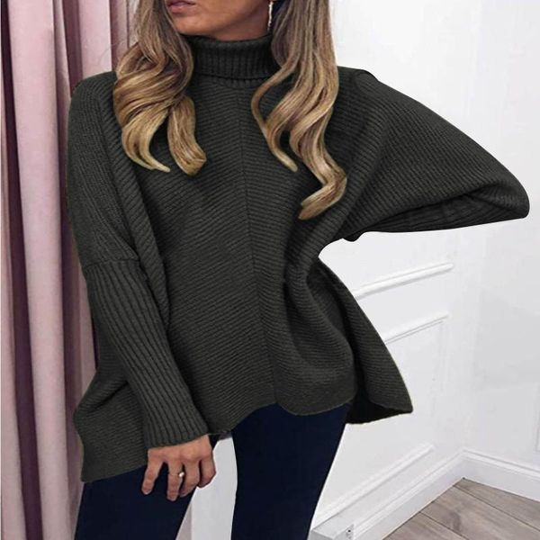 women's sweaters loose knitted sweater women 2021 autumn winter o-neck turtleneck solid color long sleeve pullover female, White;black
women's sweaters loose knitted sweater women 2021 autumn winter o-neck turtleneck solid color long sleeve pullover female, White;black