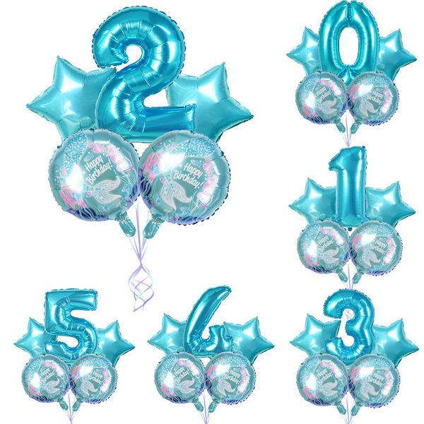 5pcs theme foil balloons little balloon kids birthday party decorations mermaid baby shower supplies
5pcs theme foil balloons little balloon kids birthday party decorations mermaid baby shower supplies