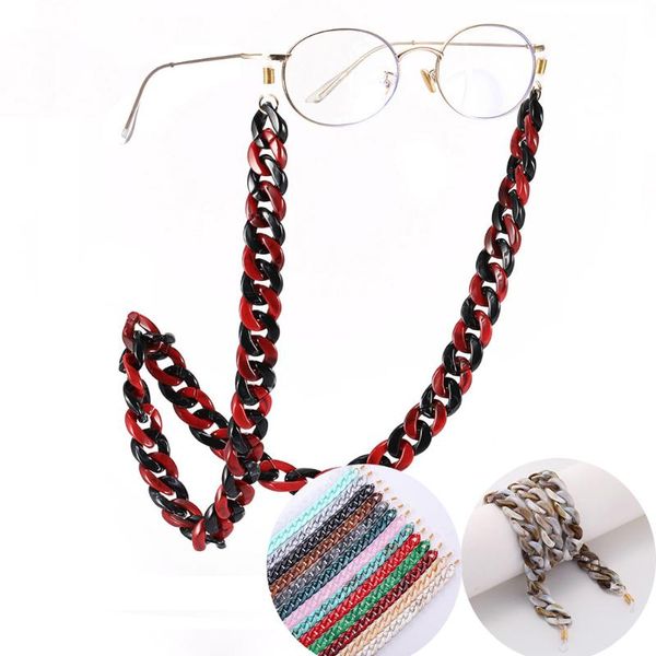 fashion wide acrylic chain sunglasses chain hanging necklace trendy multicolour eyewear accessories for men women, Silver
fashion wide acrylic chain sunglasses chain hanging necklace trendy multicolour eyewear accessories for men women, Silver