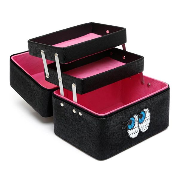 корейские женщины cosmetic bag профессиональная большая емкости для макияжа box прекрасных глаз с отсеком портативной водонепроницаемой косм
корейские женщины cosmetic bag профессиональная большая емкости для макияжа box прекрасных глаз с отсеком портативной водонепроницаемой косм