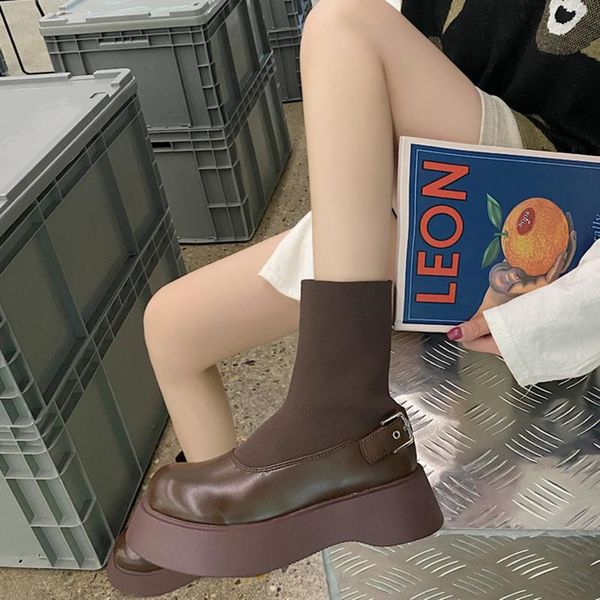 white mid-calf boots brand women's shoes booties woman 2020 low heel boots-women round toe winter footwear short lolita, Black
white mid-calf boots brand women's shoes booties woman 2020 low heel boots-women round toe winter footwear short lolita, Black