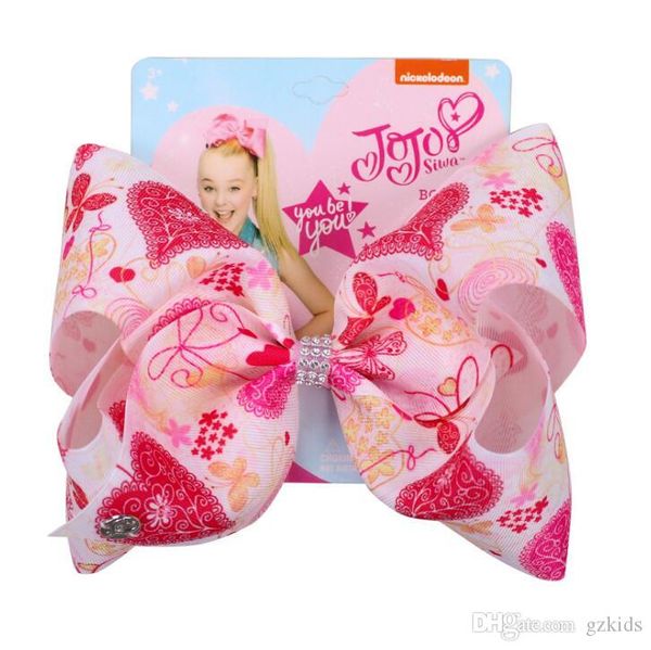 jojo siwa hair bow children's 8 inch bow hairpins on valentine's day in europe and america in 2019, Slivery;white
jojo siwa hair bow children's 8 inch bow hairpins on valentine's day in europe and america in 2019, Slivery;white
