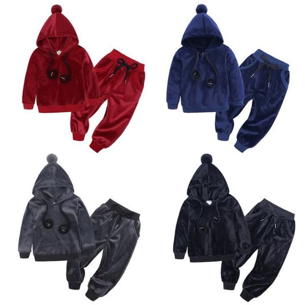 new kids clothes spring autumn girls sport suit pure color hair bulb hooded tracksuit boys outfits suits children clothing y200325, White
new kids clothes spring autumn girls sport suit pure color hair bulb hooded tracksuit boys outfits suits children clothing y200325, White