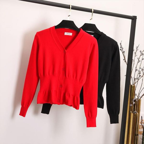 cardigan french small paragraphs short thin v neck ice silk shawl jacket rouje falbala long sleeved jacket female, White;black
cardigan french small paragraphs short thin v neck ice silk shawl jacket rouje falbala long sleeved jacket female, White;black