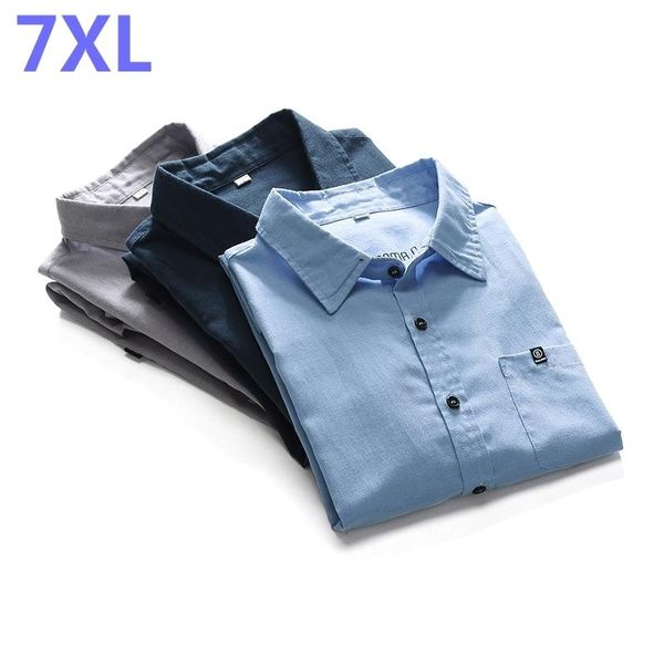 new plus size 8xl 7xl 6xl spring mens casual shirts cotton brand clothing man's long sleeve loose clothes male, White;black
new plus size 8xl 7xl 6xl spring mens casual shirts cotton brand clothing man's long sleeve loose clothes male, White;black
