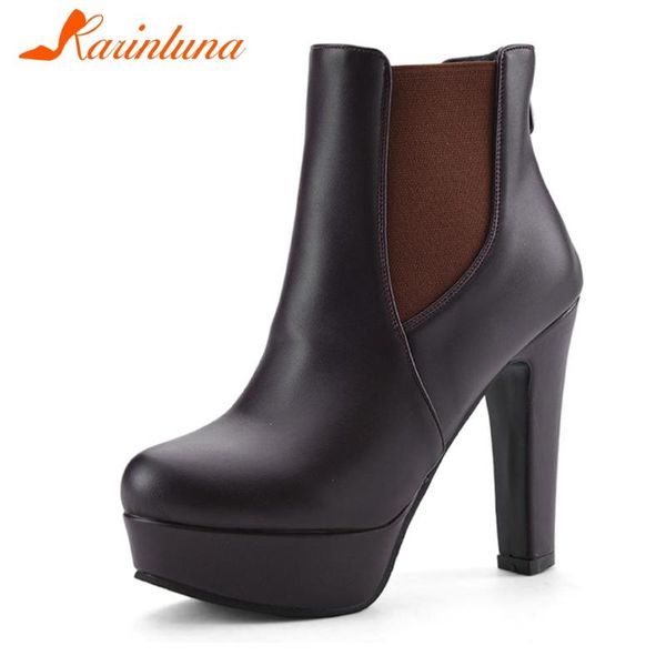 karin 2020 big size 50 women shoes platform round toe spike heels zipper ankle boots casual high heels autumn female shoes, Black
karin 2020 big size 50 women shoes platform round toe spike heels zipper ankle boots casual high heels autumn female shoes, Black