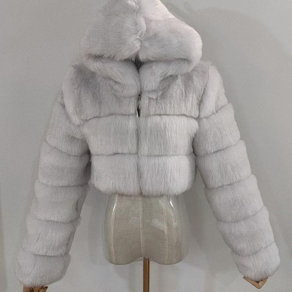 fashion hooded faux fur coat women 2021 winter warm plus size 4xl blue furry overcoat elegant plush crop jacket femme, Black
fashion hooded faux fur coat women 2021 winter warm plus size 4xl blue furry overcoat elegant plush crop jacket femme, Black