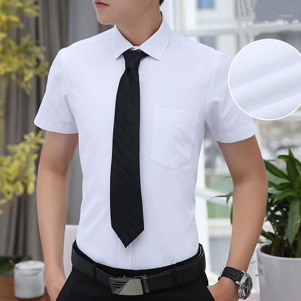 short sleeve white dress shirt men cotton oversized summer fashion big plus size blue green slim fit dress shirts, White;black
short sleeve white dress shirt men cotton oversized summer fashion big plus size blue green slim fit dress shirts, White;black