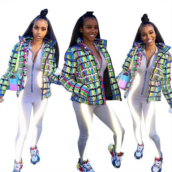 women fashion clothing new color letter printing and dyeing bread jacket down jacket cotton padded jacket warm, Black
women fashion clothing new color letter printing and dyeing bread jacket down jacket cotton padded jacket warm, Black