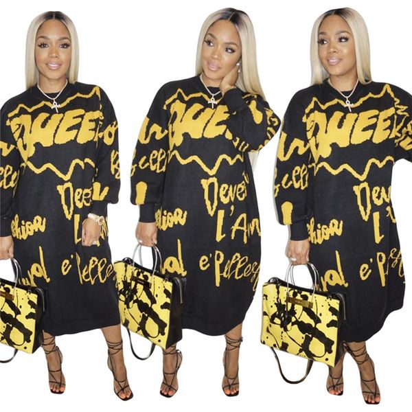 winter autumn women dresses fashion long sleeve o neck knitted thick loose dress women designers clothes, White;black
winter autumn women dresses fashion long sleeve o neck knitted thick loose dress women designers clothes, White;black