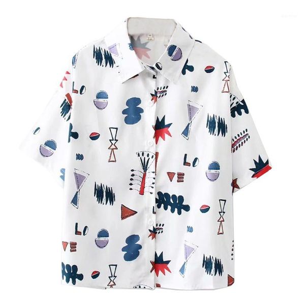 women blouse with print turn-down collar summer cloth short sleeve shirt office lady solid color black white plus size 1
women blouse with print turn-down collar summer cloth short sleeve shirt office lady solid color black white plus size 1