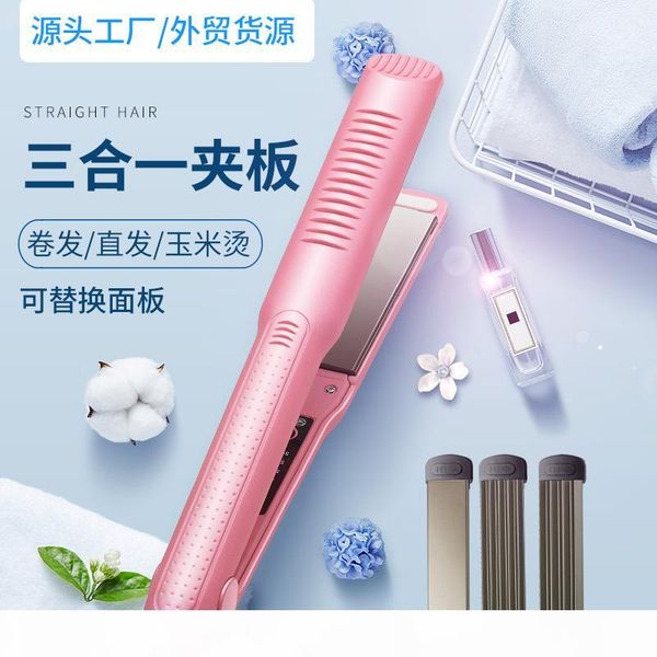cross border new style volumes straight dual purpose hair straighter may be for breadboard corn tang three-in-one bang fluffy ha, Black
cross border new style volumes straight dual purpose hair straighter may be for breadboard corn tang three-in-one bang fluffy ha, Black