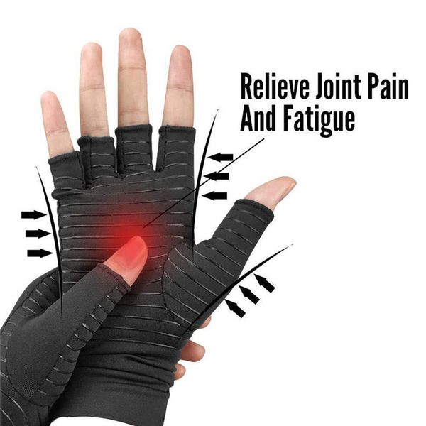 1 pair compression arthritis gloves for women men joint pain relief half finger brace therapy wrist support anti-slip j15, Blue;gray
1 pair compression arthritis gloves for women men joint pain relief half finger brace therapy wrist support anti-slip j15, Blue;gray