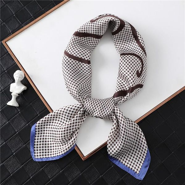 2020 fashion women silk scarf plaid print female office foulard square neck scarves for lady handbag scarfs tie headkerchief jlljtb, Blue;gray
2020 fashion women silk scarf plaid print female office foulard square neck scarves for lady handbag scarfs tie headkerchief jlljtb, Blue;gray