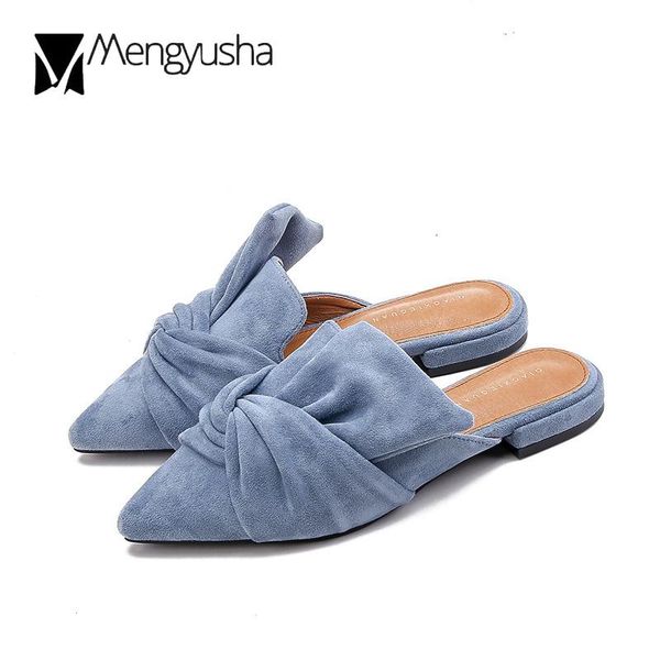 pointed toe bow-knot flat single shoes woman summer flock bow-tied mules slippers girls size 35-41 flip flops sandalias female, Black
pointed toe bow-knot flat single shoes woman summer flock bow-tied mules slippers girls size 35-41 flip flops sandalias female, Black