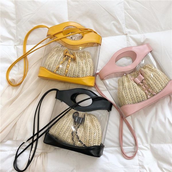 shoulder bags 2021 fashion designer women tote bag lady transparent leather messenger handbag female pink prom party bucket
shoulder bags 2021 fashion designer women tote bag lady transparent leather messenger handbag female pink prom party bucket