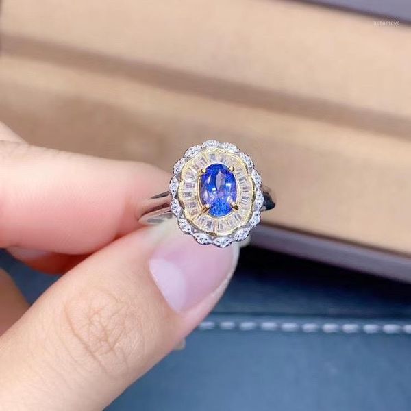 new arrival natural real tanzanite ring wedding engagement rings for women 925 sterling silver ring1, Golden;silver
new arrival natural real tanzanite ring wedding engagement rings for women 925 sterling silver ring1, Golden;silver
