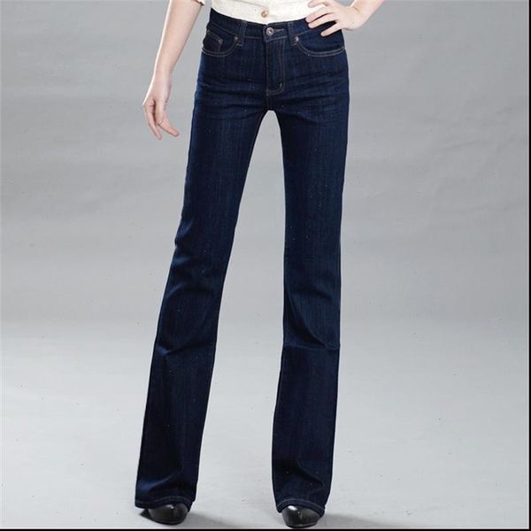2019 women new spring and autumn mid high waist flared trousers blue black jeans casual pant grg
2019 women new spring and autumn mid high waist flared trousers blue black jeans casual pant grg