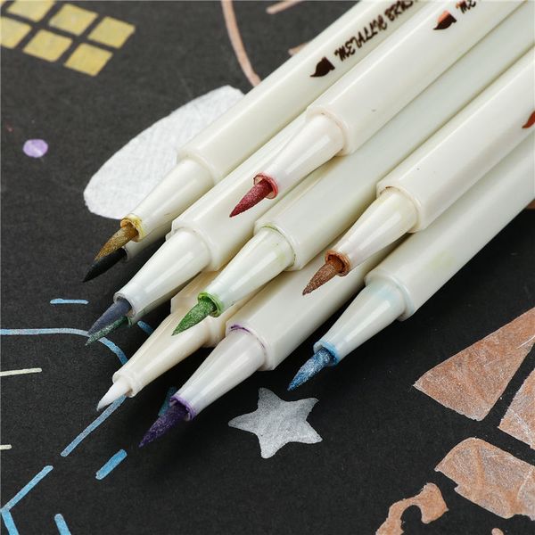 10pcs/lot sta metallic marker pen art painting drawing supplies scrapbooking crafts marker brush pen fineliner stationery 04312
10pcs/lot sta metallic marker pen art painting drawing supplies scrapbooking crafts marker brush pen fineliner stationery 04312