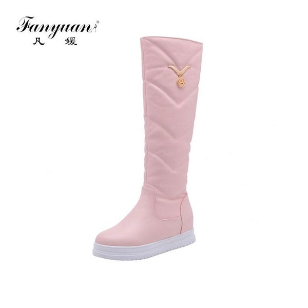 boots fanyuan 34-43 elegant solid flat platform fur ladies knee high snow women 2021 winter wedges shoes woman, Black
boots fanyuan 34-43 elegant solid flat platform fur ladies knee high snow women 2021 winter wedges shoes woman, Black
