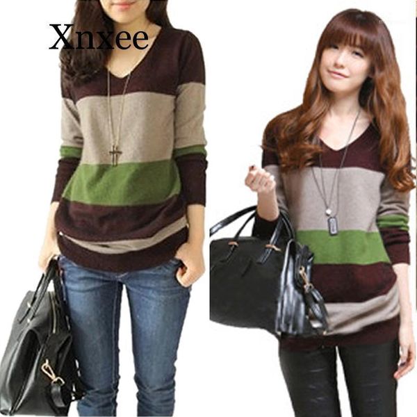 winter vintage striped wool sweater women stitching cashmere sweater casual v-neck knitted autumn winter striped pullovers1, White;black
winter vintage striped wool sweater women stitching cashmere sweater casual v-neck knitted autumn winter striped pullovers1, White;black