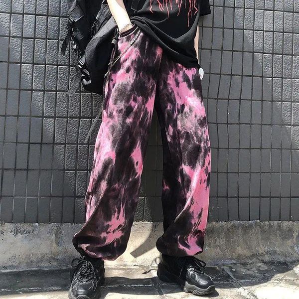 pink elastic waistband loose harem embroidery tie dye contrast jogger pant women man streetwear korean harajuku punk hip hop, Black;white
pink elastic waistband loose harem embroidery tie dye contrast jogger pant women man streetwear korean harajuku punk hip hop, Black;white