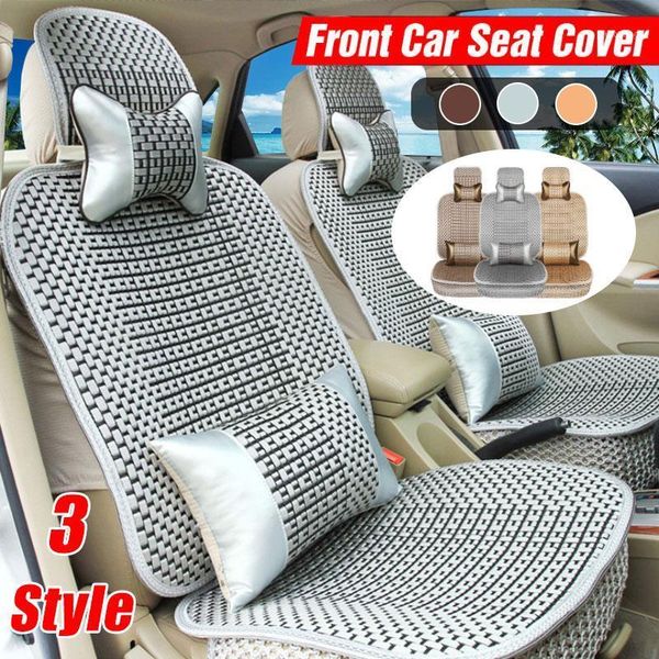 1/2x universal car breathable comfort cool seat cover auto suv protector cushion with soft waist pillow summer beige/coffee/grey1
1/2x universal car breathable comfort cool seat cover auto suv protector cushion with soft waist pillow summer beige/coffee/grey1