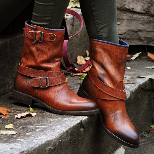 boots autumn and winter 2021 europe the united states belt buckle locomotive low heel women's large leather sleeve marti, Black
boots autumn and winter 2021 europe the united states belt buckle locomotive low heel women's large leather sleeve marti, Black