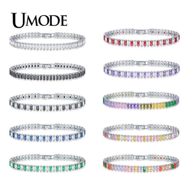 link, chain umode fashion colorful cz crystal tennis bracelet for women men rectangle zircon white gold box jewelry bijoux aub0181, Black
link, chain umode fashion colorful cz crystal tennis bracelet for women men rectangle zircon white gold box jewelry bijoux aub0181, Black