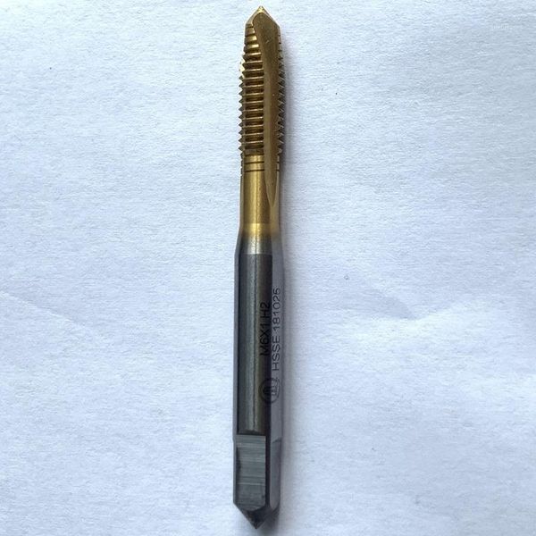 right hand apex tap m6*1.0 cobalt alloy titanium coated spiral pointed tap flute ,use for stainless steel very
right hand apex tap m6*1.0 cobalt alloy titanium coated spiral pointed tap flute ,use for stainless steel very