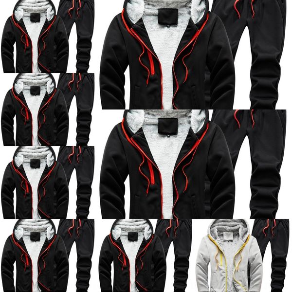 nvcix warm set winter thickened coat warm plush solid color trendy sportswear new sweater coat sweater plus size men's wear 86tlf, Black
nvcix warm set winter thickened coat warm plush solid color trendy sportswear new sweater coat sweater plus size men's wear 86tlf, Black