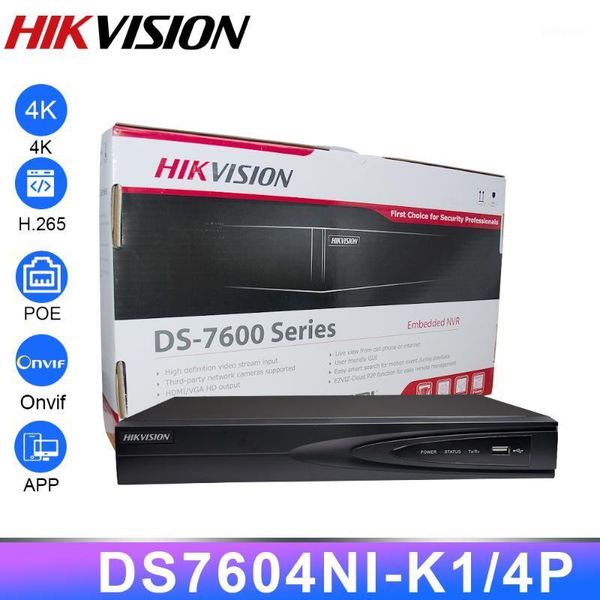 kits original hikvision nvr 4ch ds-7604ni-k1/4p network vedio recorder 4 poe ports cctv camera channel for ip camera1, Black;white
kits original hikvision nvr 4ch ds-7604ni-k1/4p network vedio recorder 4 poe ports cctv camera channel for ip camera1, Black;white
