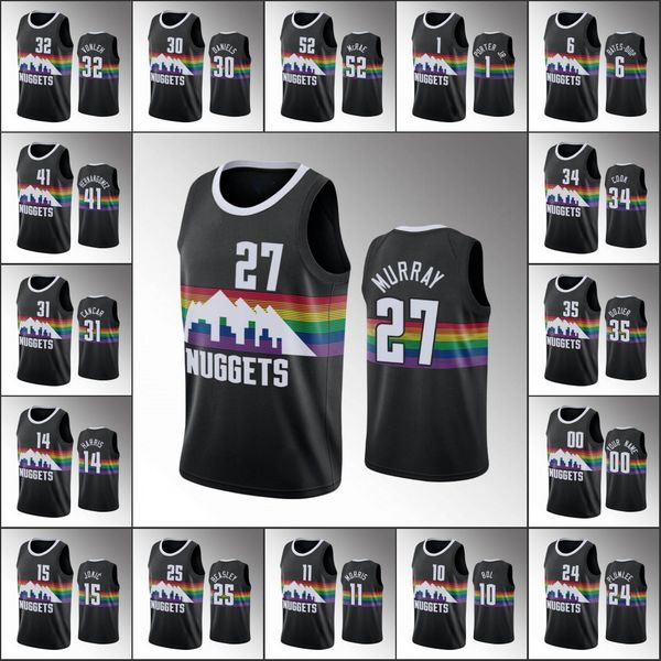 men denver nuggets nikola jokic michael porter jr. jamal murray will barton gary harris nba black custom 2020 jersey
men denver nuggets nikola jokic michael porter jr. jamal murray will barton gary harris nba black custom 2020 jersey