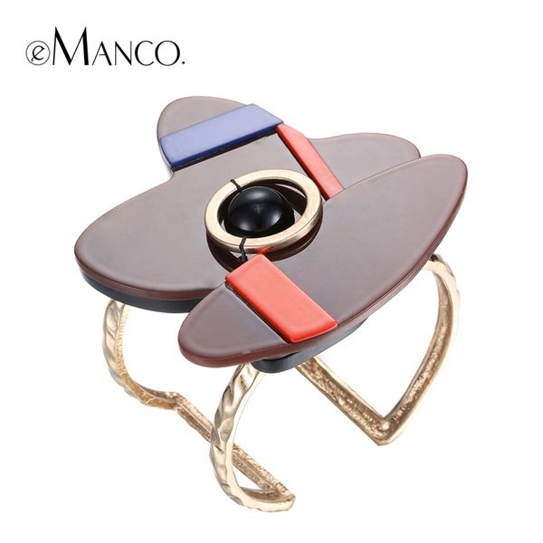 emanco two colors acrylic cuff bangles bracelets flower shape zinc alloy opening wide bracelets brazaletes mujer bl07255 y200323, Golden;silver
emanco two colors acrylic cuff bangles bracelets flower shape zinc alloy opening wide bracelets brazaletes mujer bl07255 y200323, Golden;silver
