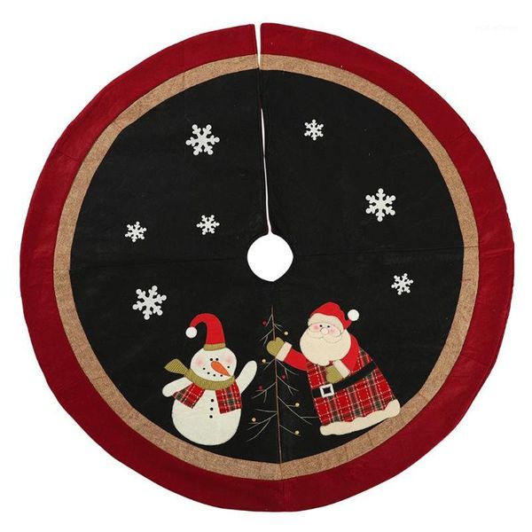 christmas decorations cute snowflake santa snowman pattern xmas tree skirt apron durable non-woven fabric carpet party decoration1
christmas decorations cute snowflake santa snowman pattern xmas tree skirt apron durable non-woven fabric carpet party decoration1
