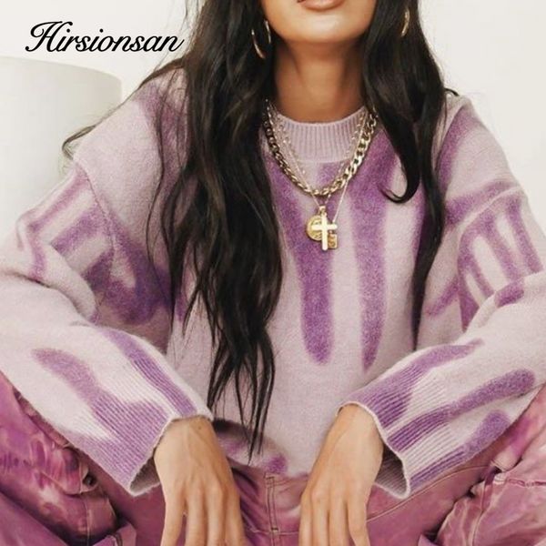 hirsionsan punk autumn sweater women 2020 new vintage tie dye knitted sweater loose warm streetwear female pullovers lj201114, White;black
hirsionsan punk autumn sweater women 2020 new vintage tie dye knitted sweater loose warm streetwear female pullovers lj201114, White;black