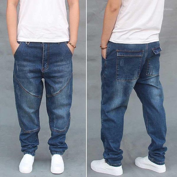 splicing denim pants hip hop harem jeans vintage mens clothing loose baggy fashions trousers blue jeans joggers1
splicing denim pants hip hop harem jeans vintage mens clothing loose baggy fashions trousers blue jeans joggers1