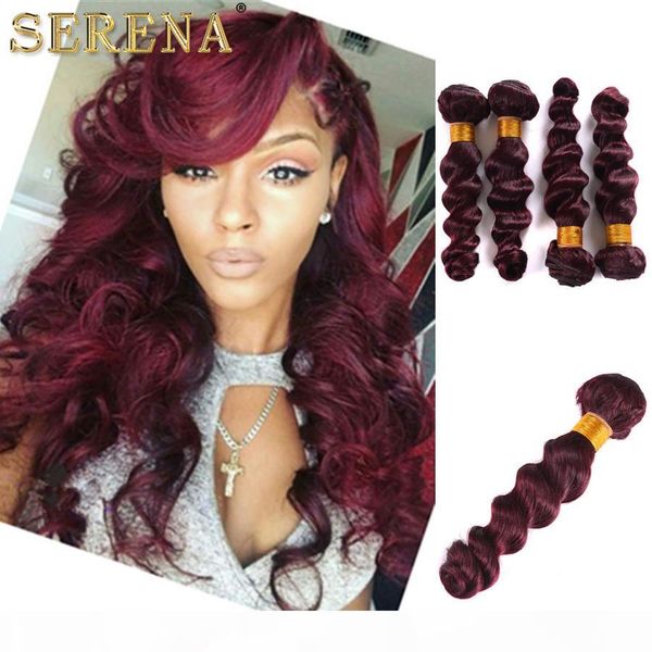 7a burgundy brazilian human hair weaves loose wave 4pcs lot full head 99j hairs extensions good quality red hair bundles brazilian hai, Black
7a burgundy brazilian human hair weaves loose wave 4pcs lot full head 99j hairs extensions good quality red hair bundles brazilian hai, Black