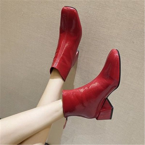 elegant 2021 new winter female high heel pad lady square toe short designer boots party shoes 35-40 c6pe, Black
elegant 2021 new winter female high heel pad lady square toe short designer boots party shoes 35-40 c6pe, Black