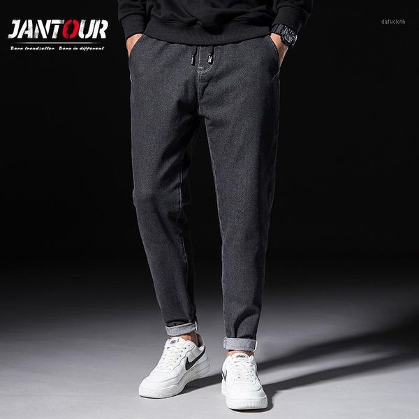 jantour brand black jeans men 2020 autumn winter fashion big pocket harem pants elasticity drawstring pantalones male size 28-381, Blue
jantour brand black jeans men 2020 autumn winter fashion big pocket harem pants elasticity drawstring pantalones male size 28-381, Blue