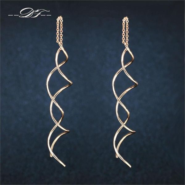 unique twisted bar long line chain earrings silver/rose gold color fashion drop/dangle earring jewelry ear cuff for women dfe243
unique twisted bar long line chain earrings silver/rose gold color fashion drop/dangle earring jewelry ear cuff for women dfe243