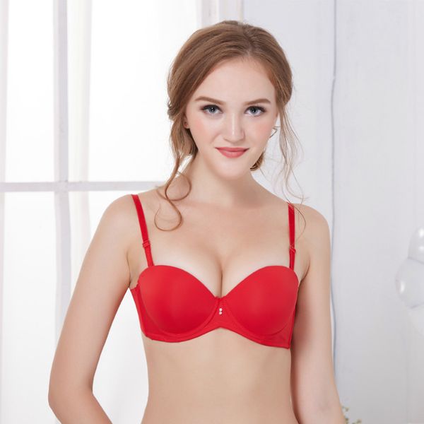womens double push up bra mozhini half cup(1/2 cup) underwire beading solid bras women double push up bras gather 201202, Red;black
womens double push up bra mozhini half cup(1/2 cup) underwire beading solid bras women double push up bras gather 201202, Red;black