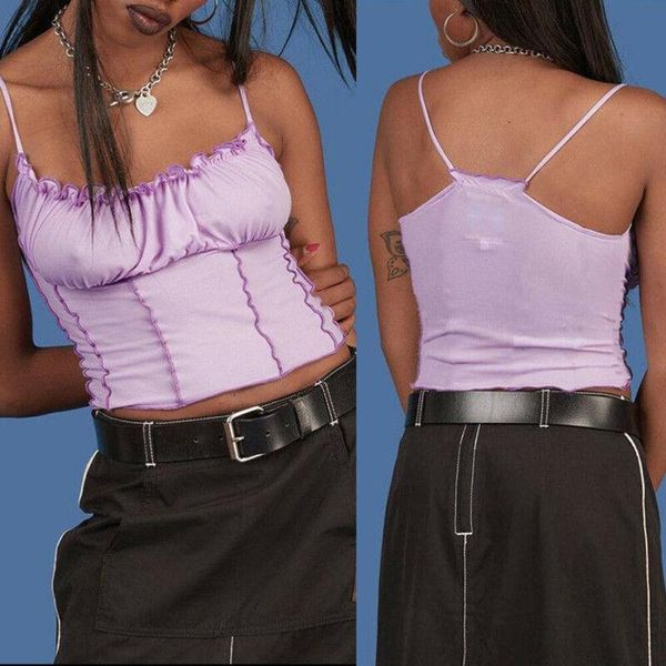 solid casual summer women ladies sleeveless ruched slim skinny solid color purple club beach holiday camis crop short, White
solid casual summer women ladies sleeveless ruched slim skinny solid color purple club beach holiday camis crop short, White