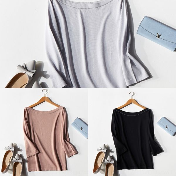 autumn 2020 new round neck 3 4 sleeve base shirt for women with monochrome slim fit pullover pullover pullovert-shirt pulloverwomen's t, White
autumn 2020 new round neck 3 4 sleeve base shirt for women with monochrome slim fit pullover pullover pullovert-shirt pulloverwomen's t, White