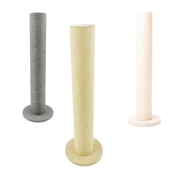 1pcs linen t-bar vertical jewelry display stand holder bracelet showcase bangle watch organizer hair ring rack for jewelry store, Pink;blue
1pcs linen t-bar vertical jewelry display stand holder bracelet showcase bangle watch organizer hair ring rack for jewelry store, Pink;blue